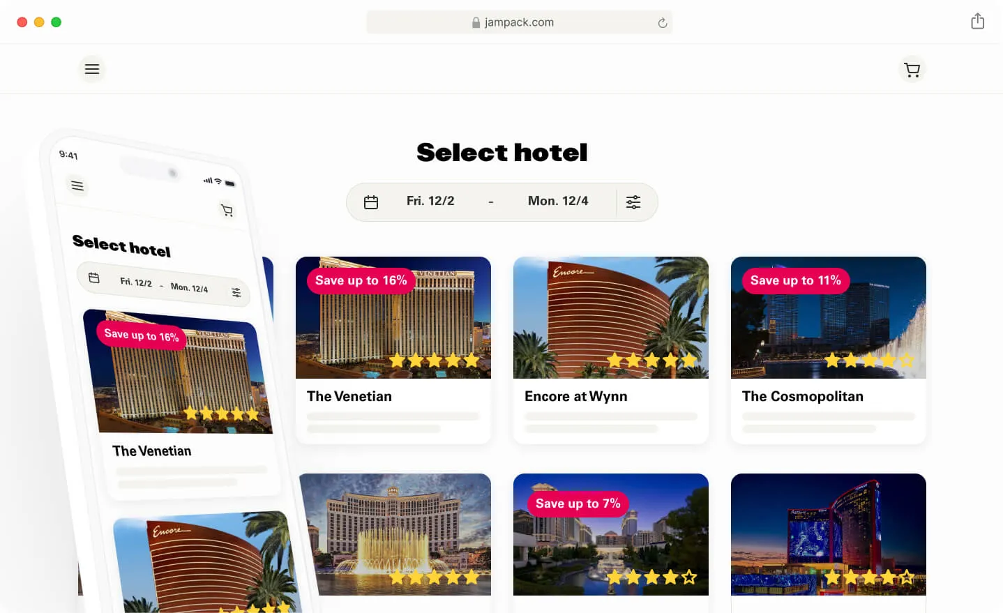 Offer Unbeatable hotel deals